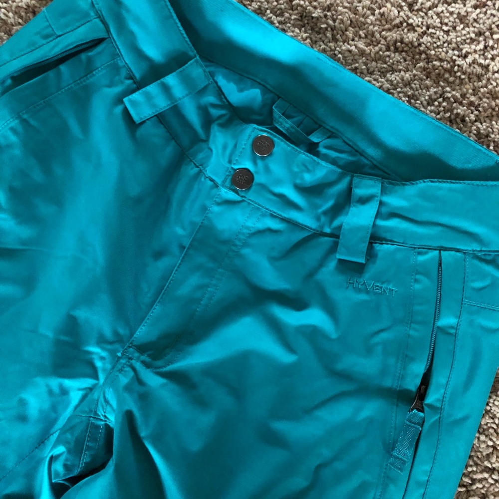 The North Face Vibrant Blue and Green Garment with Sheen